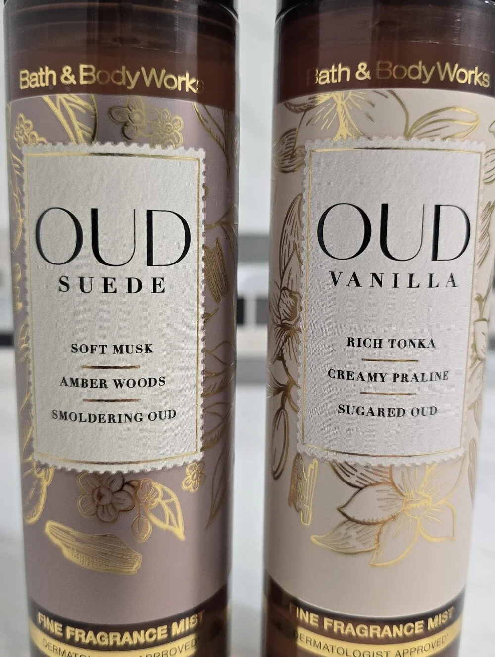 BBW Oud Vanilla & Oud Suede